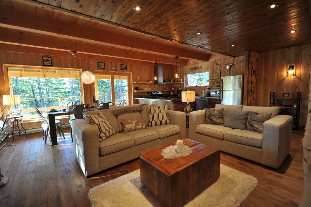 Les Bouleaux - Les Chalets Spa Canada Ла-Мальбе Экстерьер фото