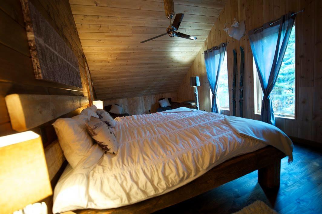 Les Bouleaux - Les Chalets Spa Canada Ла-Мальбе Экстерьер фото